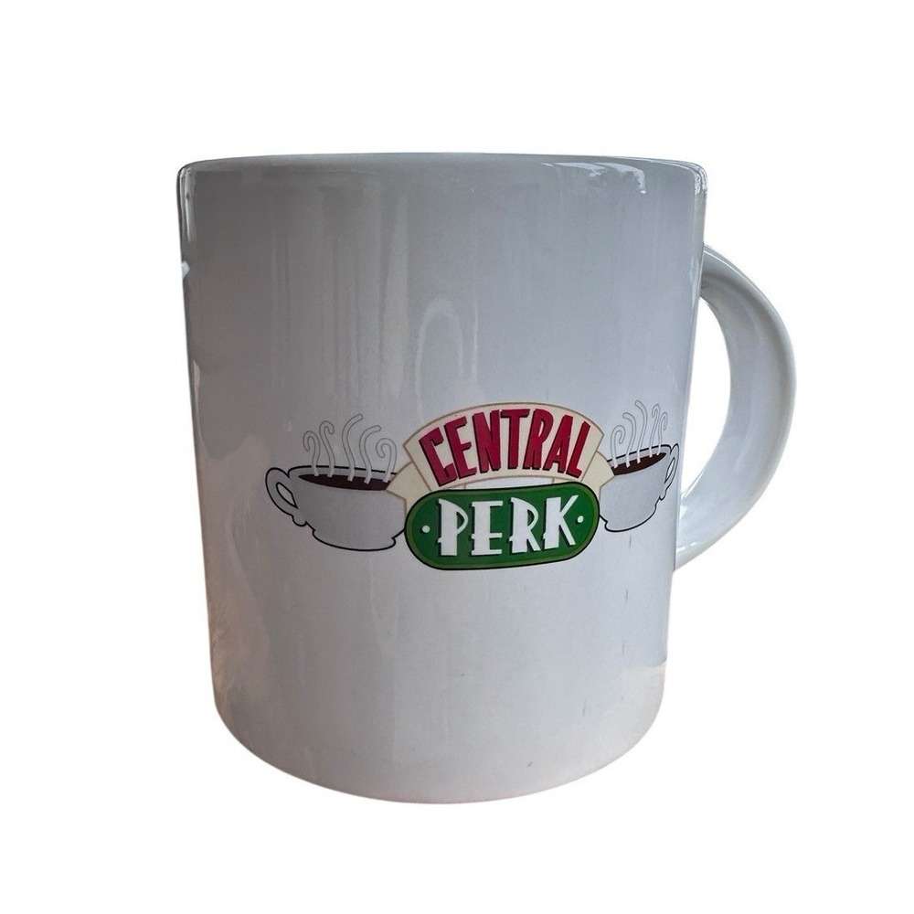 Friends Central Perk Coffee Mug White Ceramic Warner Bros ICUP Excellent